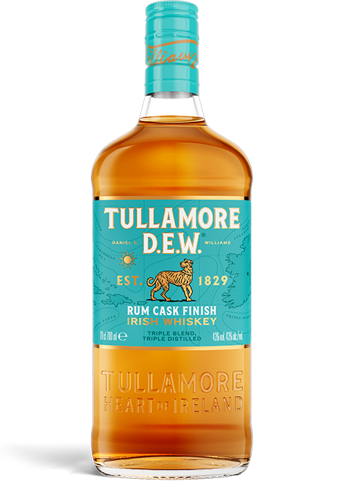 XO CARIBBEAN RUM CASK FINISH TULLAMORE D.E.W. IRISH WHISKEY